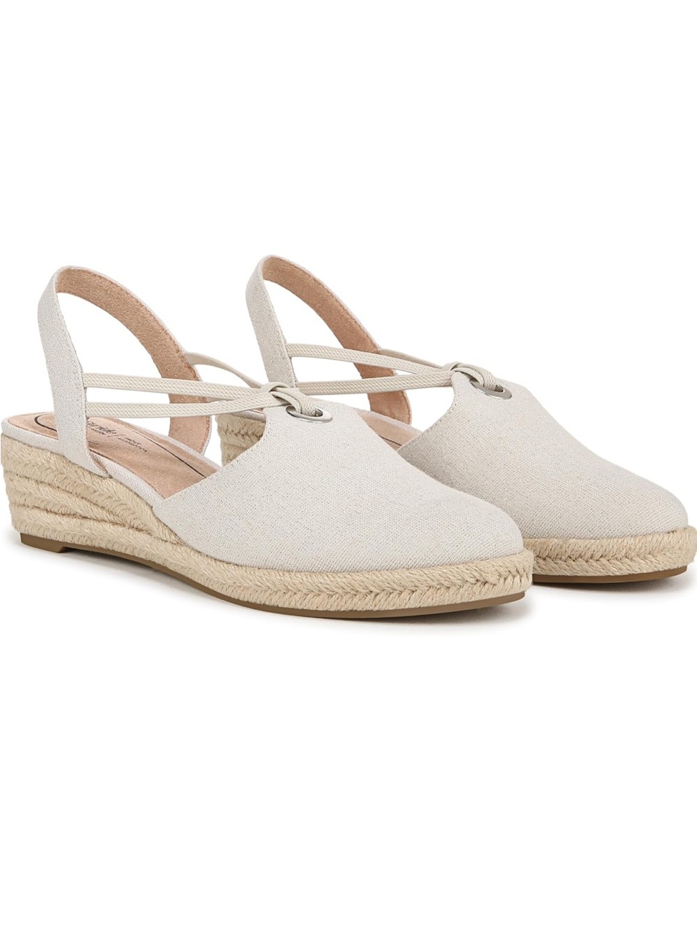 Life stride Kennedy espadrille wedge sandals size 9